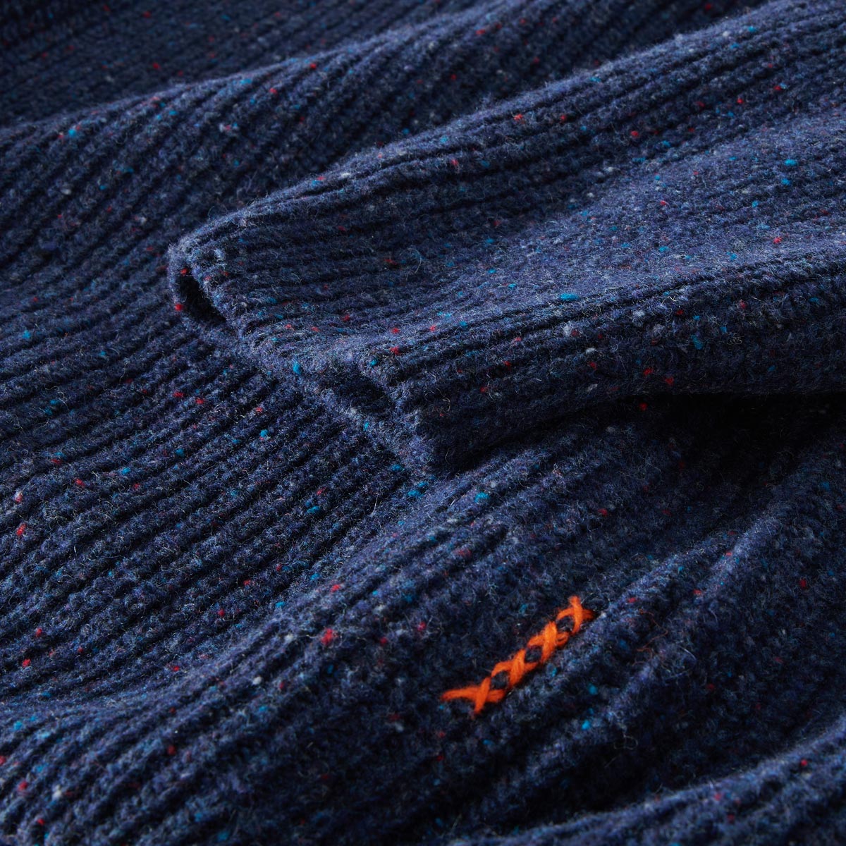 RAGMAN Strickpullover mit Troyerkragen marine