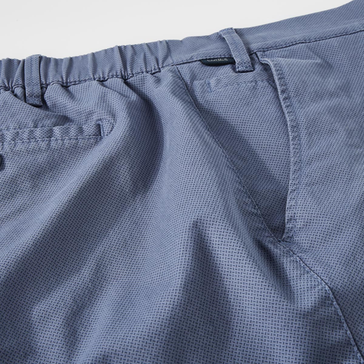EUREX Stretch-Chino-Shorts "Bosse" mittelblau
