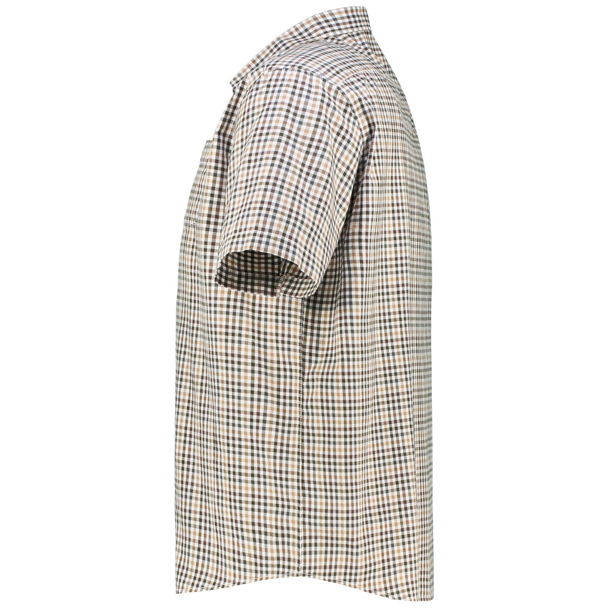 Pfundskerl Kariertes Trachtenhemd oliv