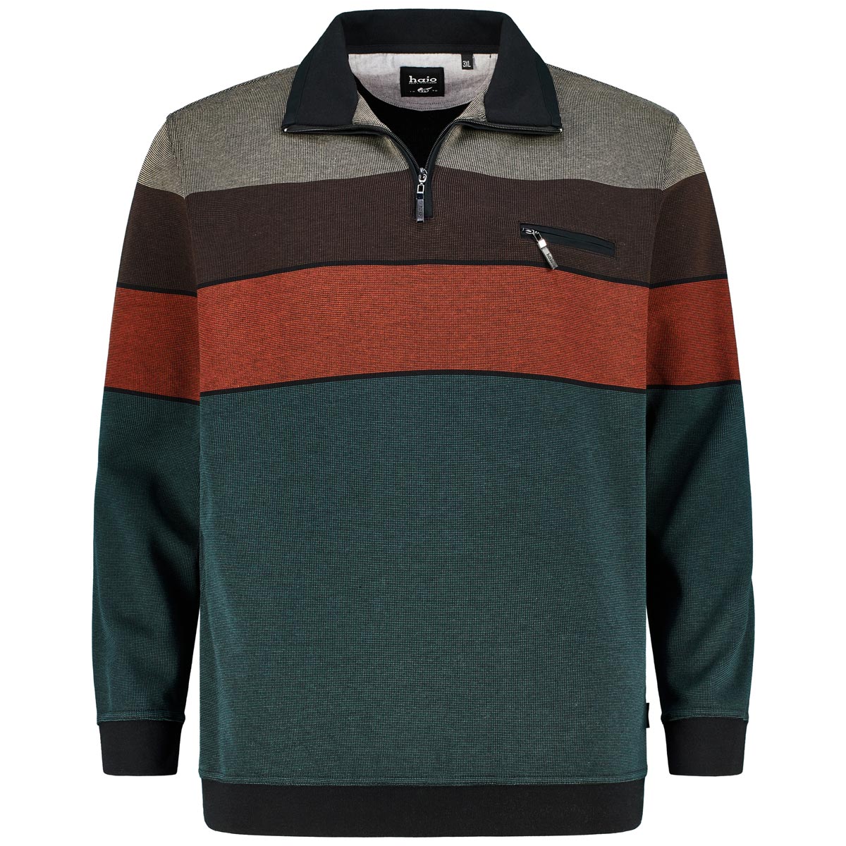 Troyer-Sweatshirt mit Stay Fresh