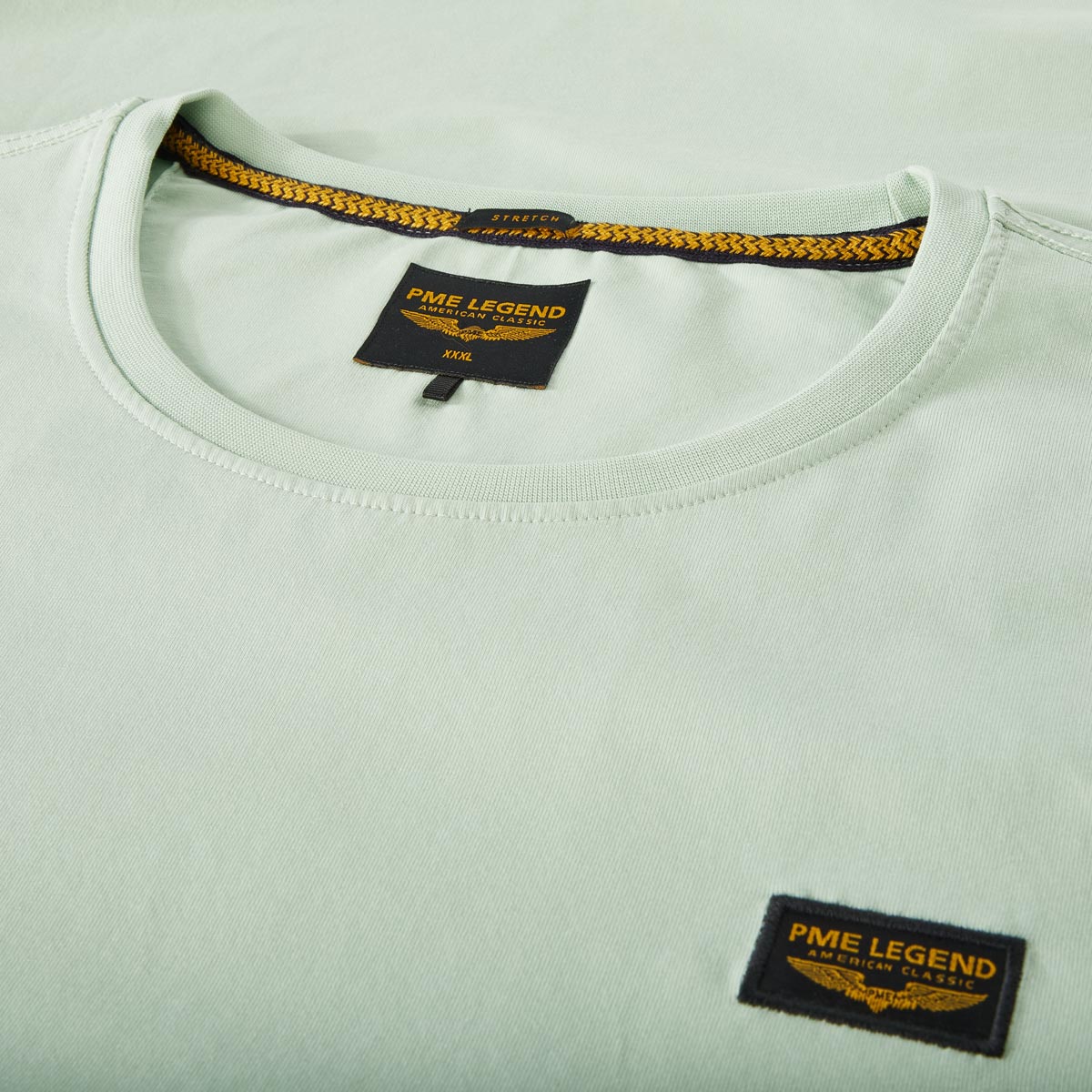 PME LEGEND T-Shirt mit Elasthan grün