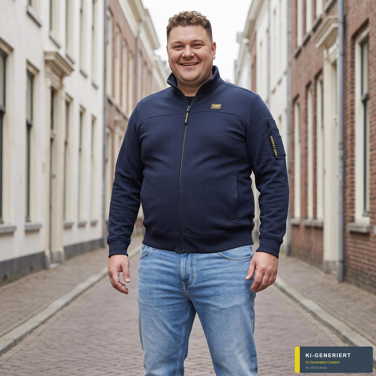 PME LEGEND Sweatjacke dunkelblau