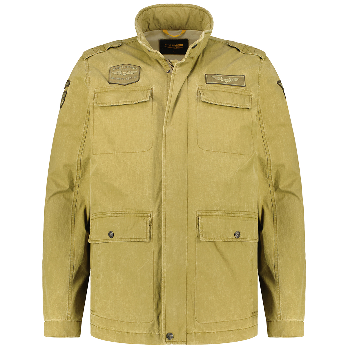 Fieldjacket im Vintage-Look khaki 4XL PJA2502108/6401-4XL