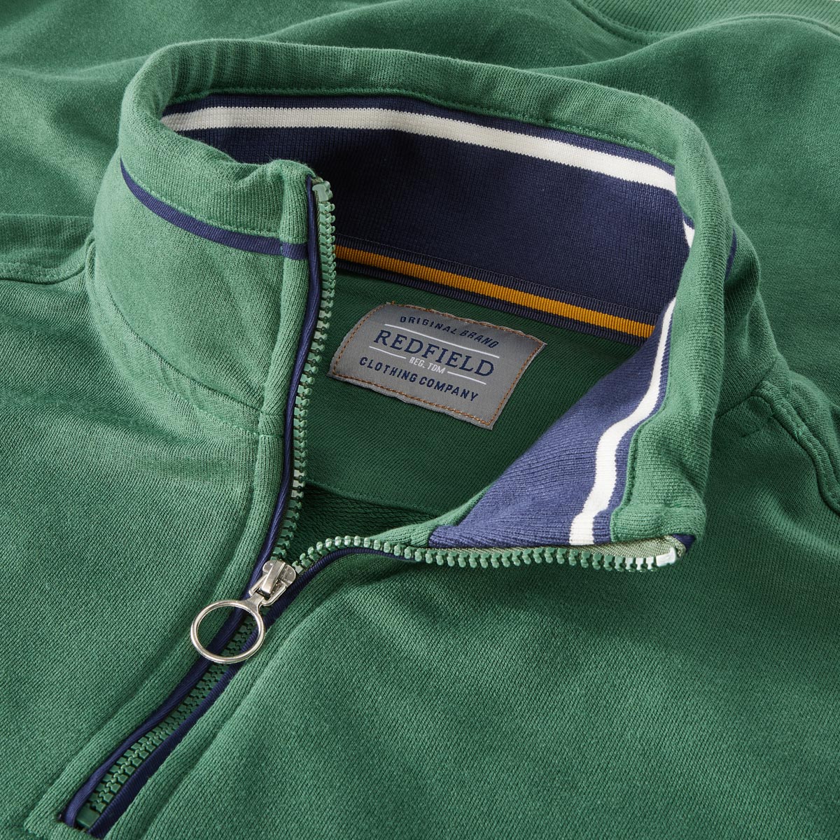 Redfield Sweatshirt mit Stickerei grün