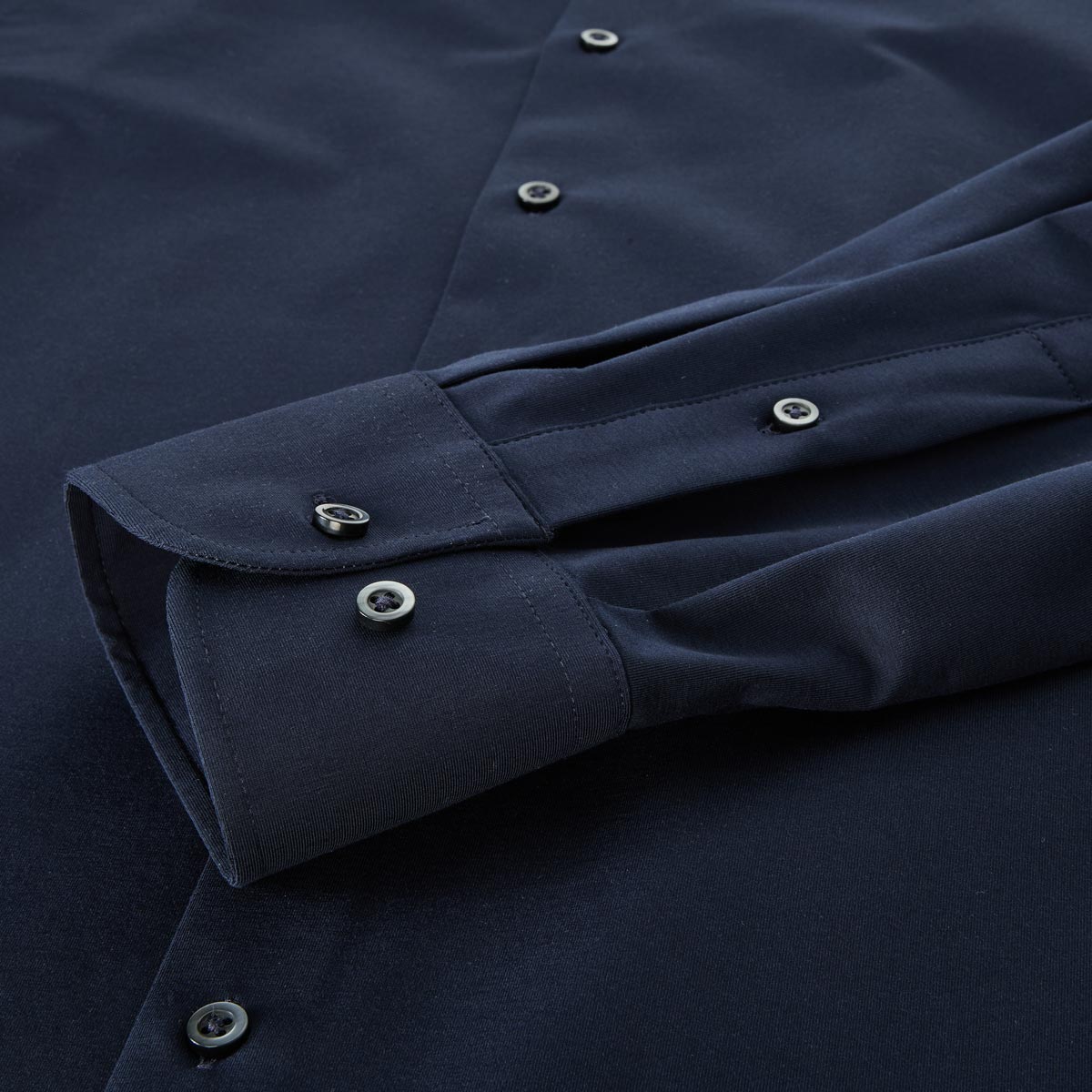 CASA MODA Businesshemd aus Stretch-Jersey blau