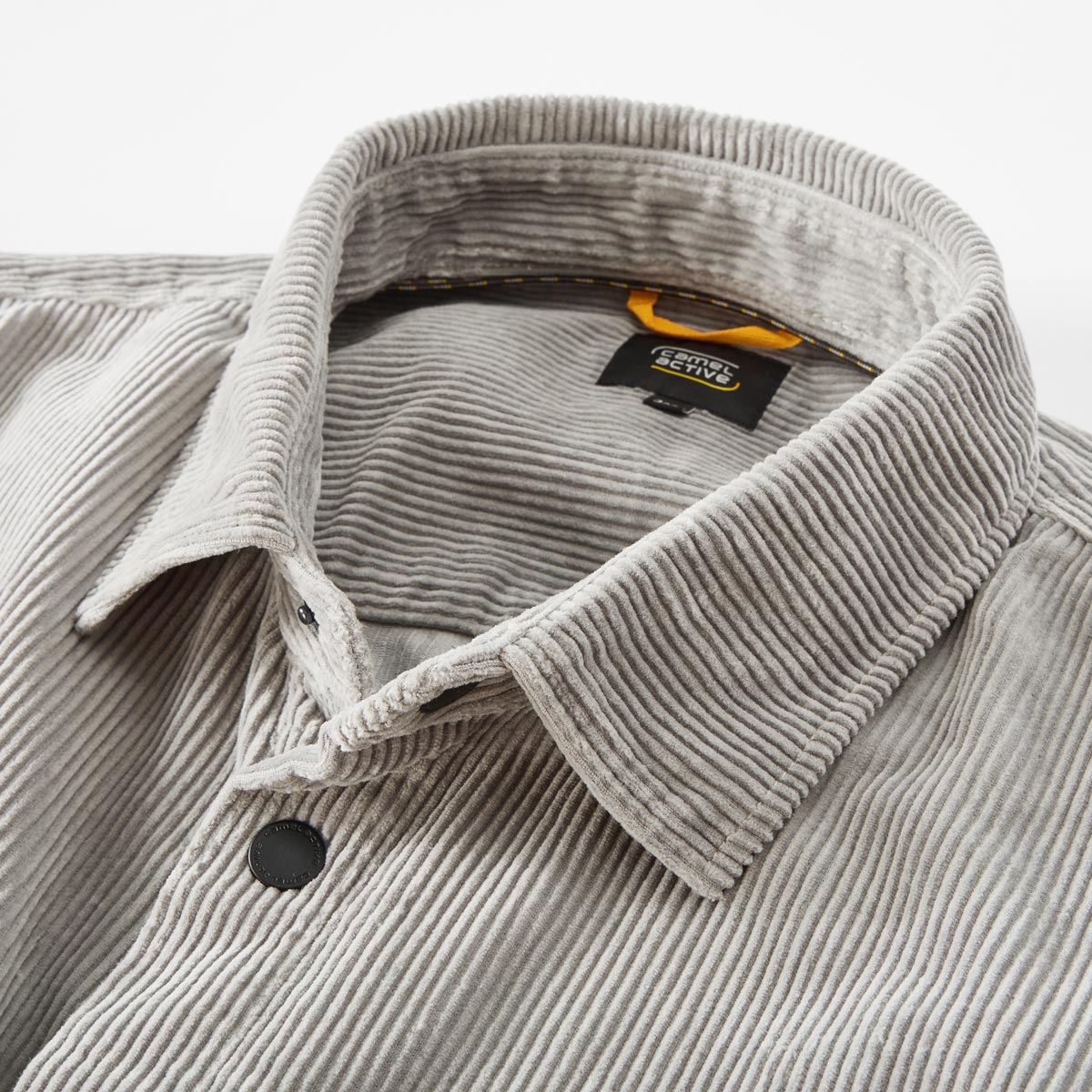 camel active Cord-Overshirt grau