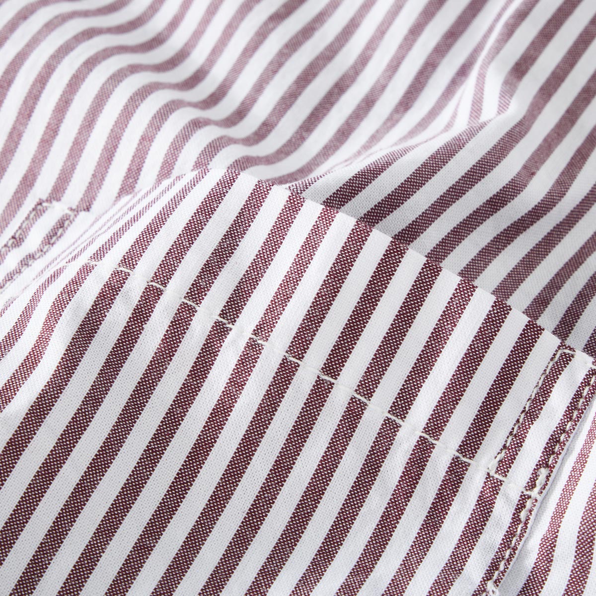 CASA MODA Gestreiftes Freizeithemd aus Baumwolle rot