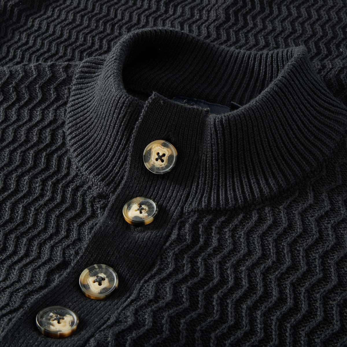 North Strickpullover aus Baumwolle schwarz