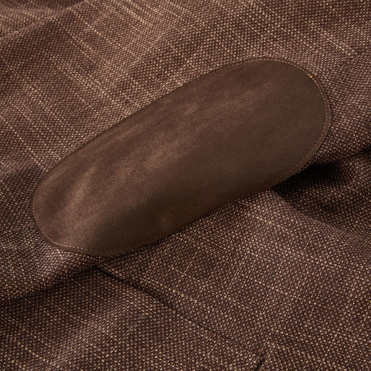 Digel Stretch-Sakko mit feiner Musterung braun
