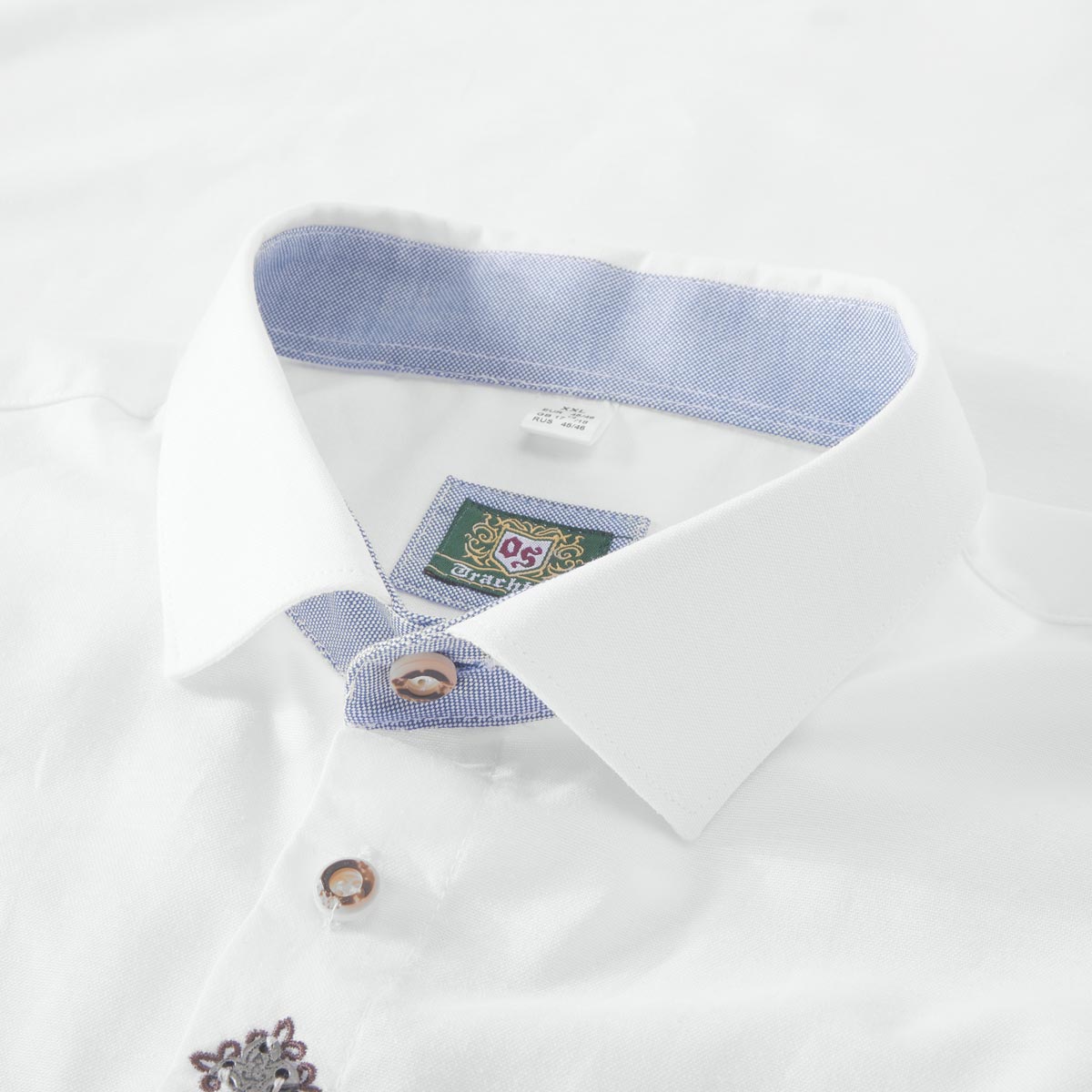 Orbis Trachtenhemd aus Baumwolle weiß