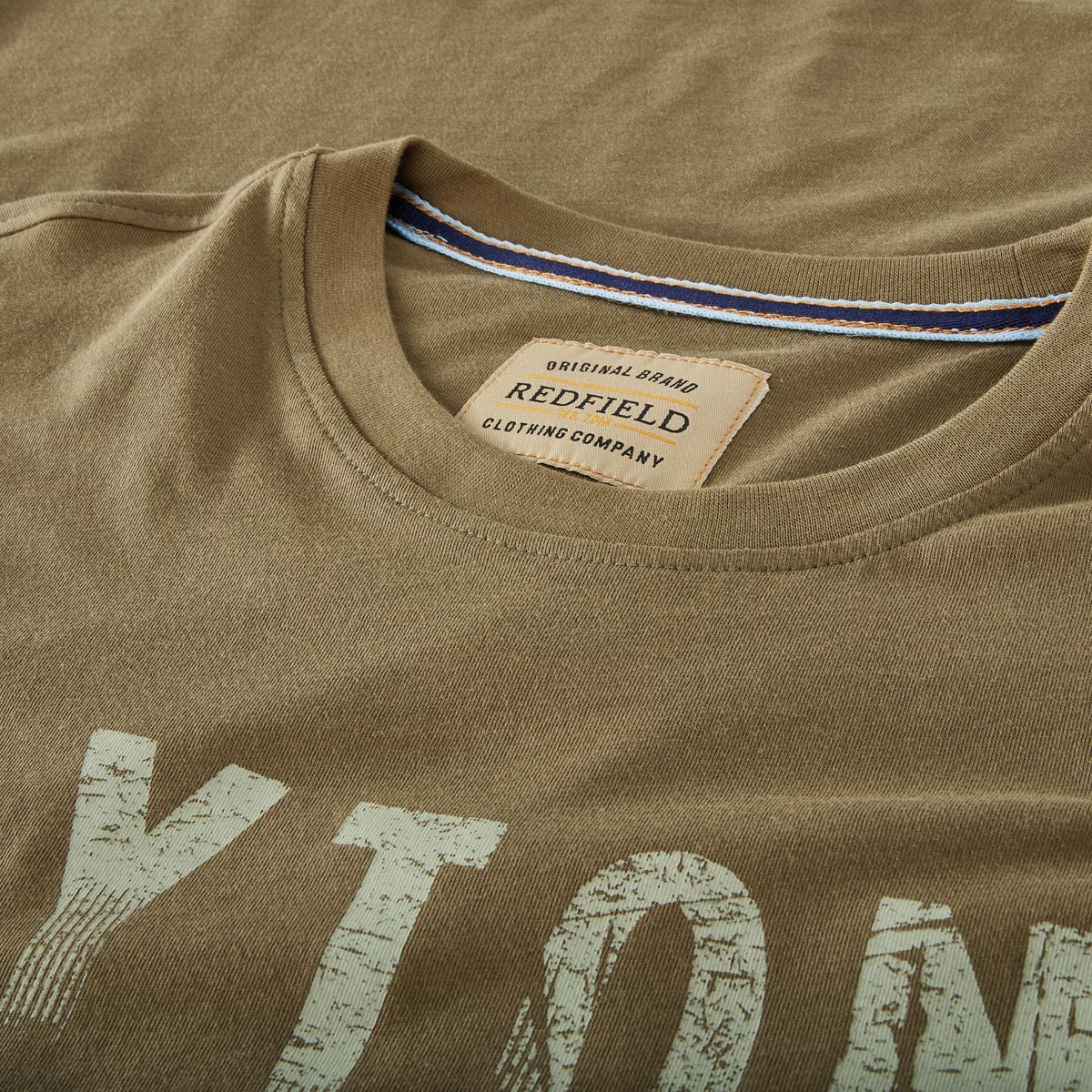 Redfield Longsleeve mit Print khaki