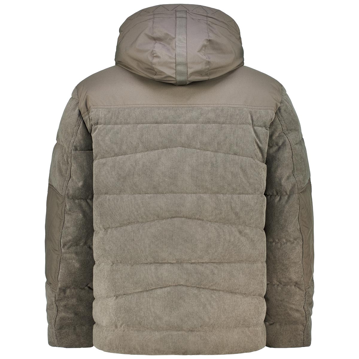 camel active Winter-Steppjacke mit Cord-Details braun