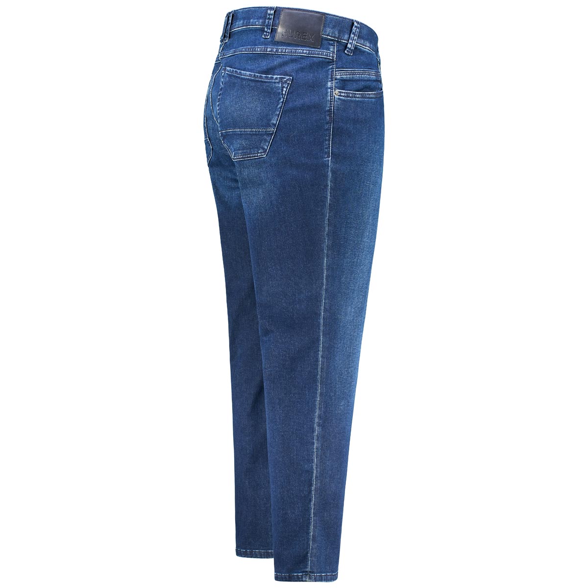 EUREX Jeans mit Stretch, Regular Fit dunkelblau