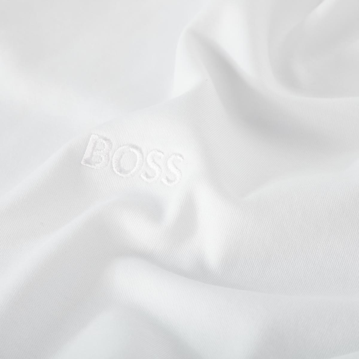 BOSS Basic-Poloshirt weiß
