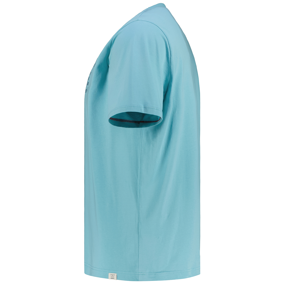 Lerros T-Shirt mit Print türkis