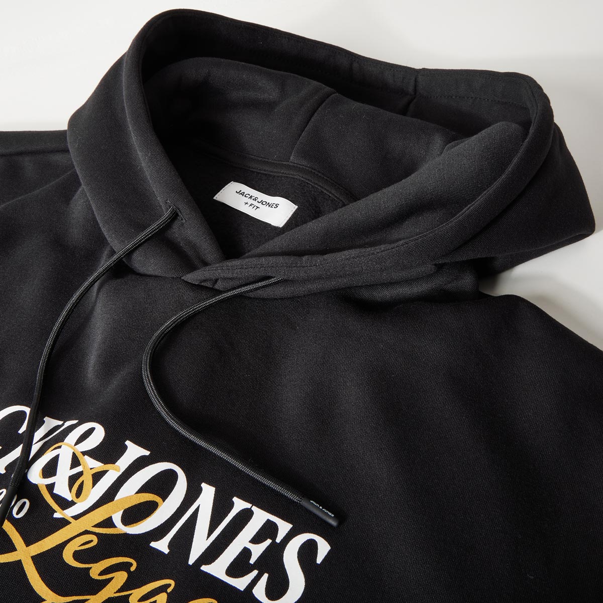 Jack&Jones Hoodie mit Fleece-Innenseite schwarz