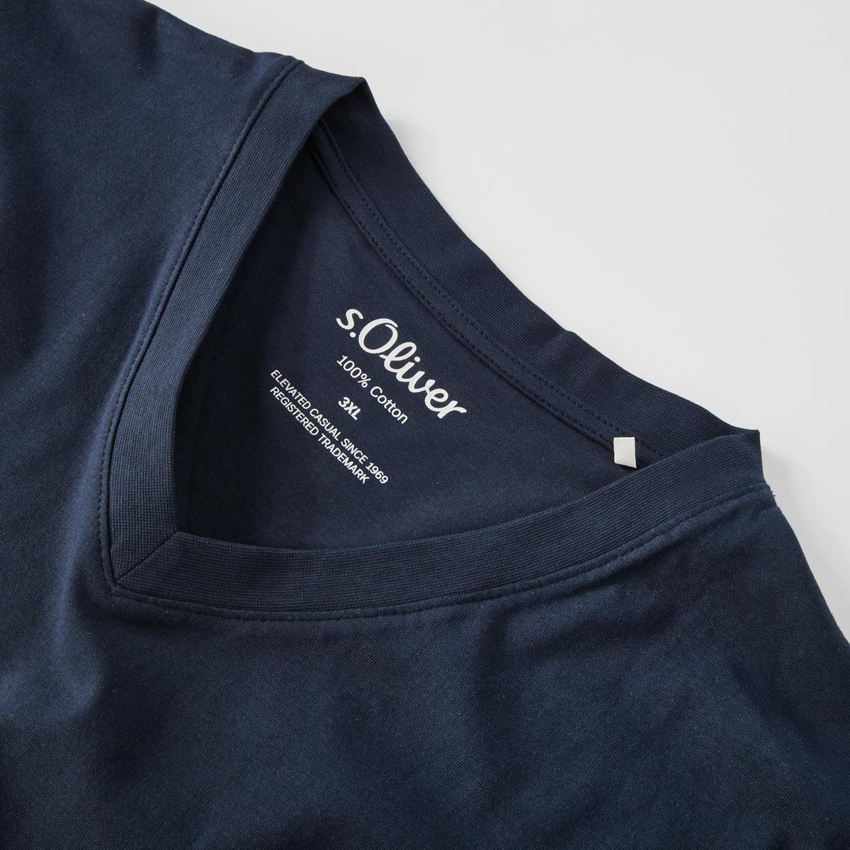 s.Oliver T-Shirt aus Baumwolle blau