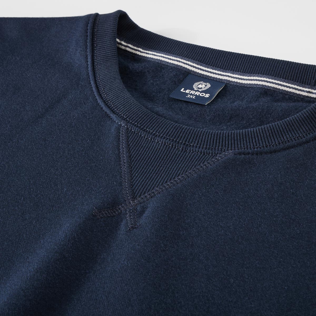Lerros Sweatshirt aus Materialmix blau
