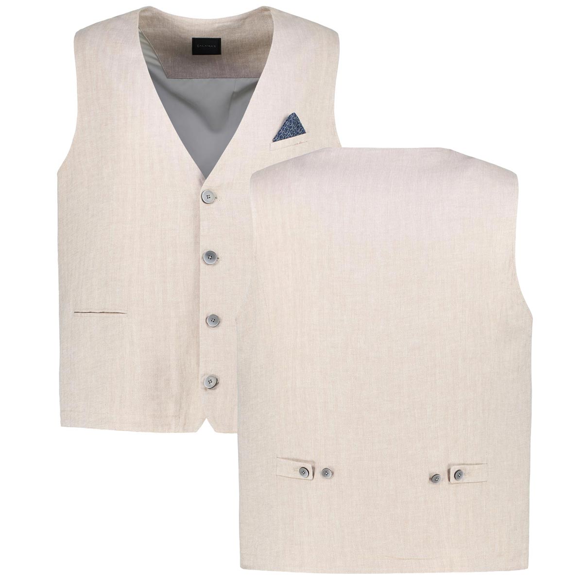 Sakkoweste mit Leinen