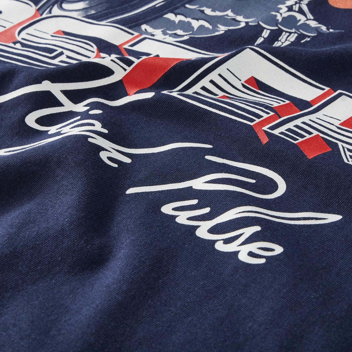 Jack&Jones T-Shirt mit Motiv-Print blau