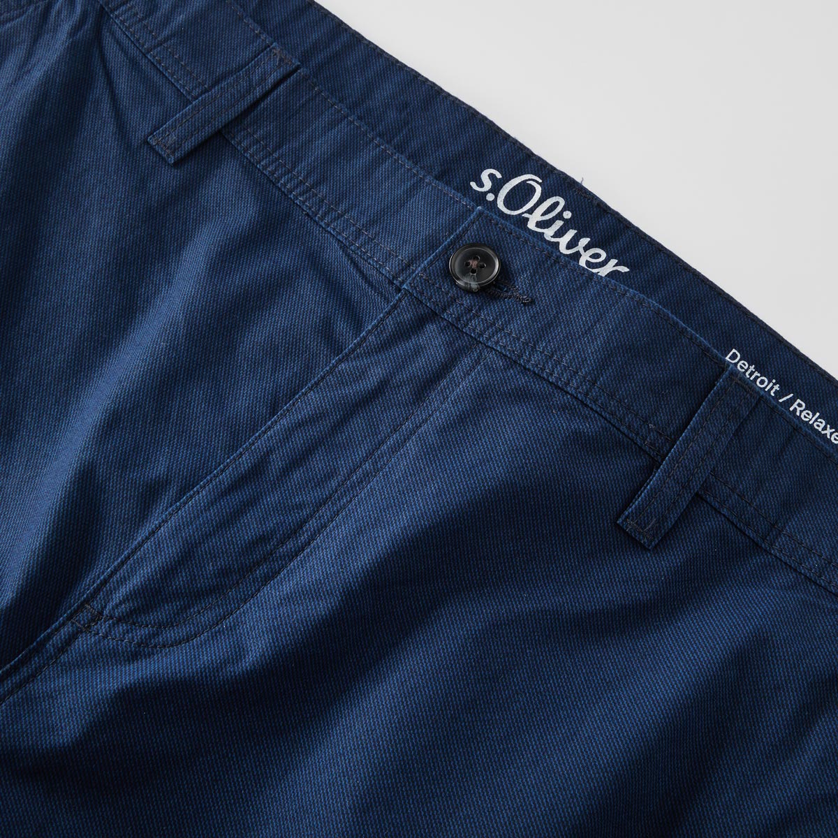 s.Oliver Chino-Shorts "Detroit" blau
