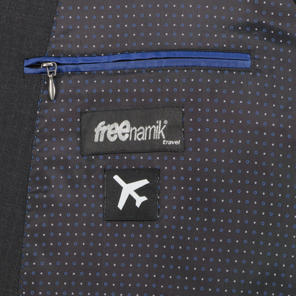 Weis Anzugsakko mit Stretch dunkelgrau