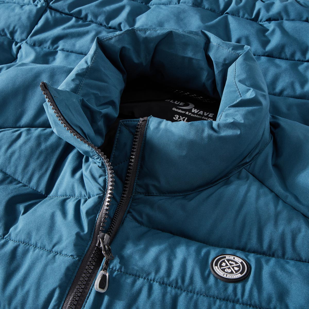 Blue Wave Steppweste "Max", wasser- und windabweisend blau