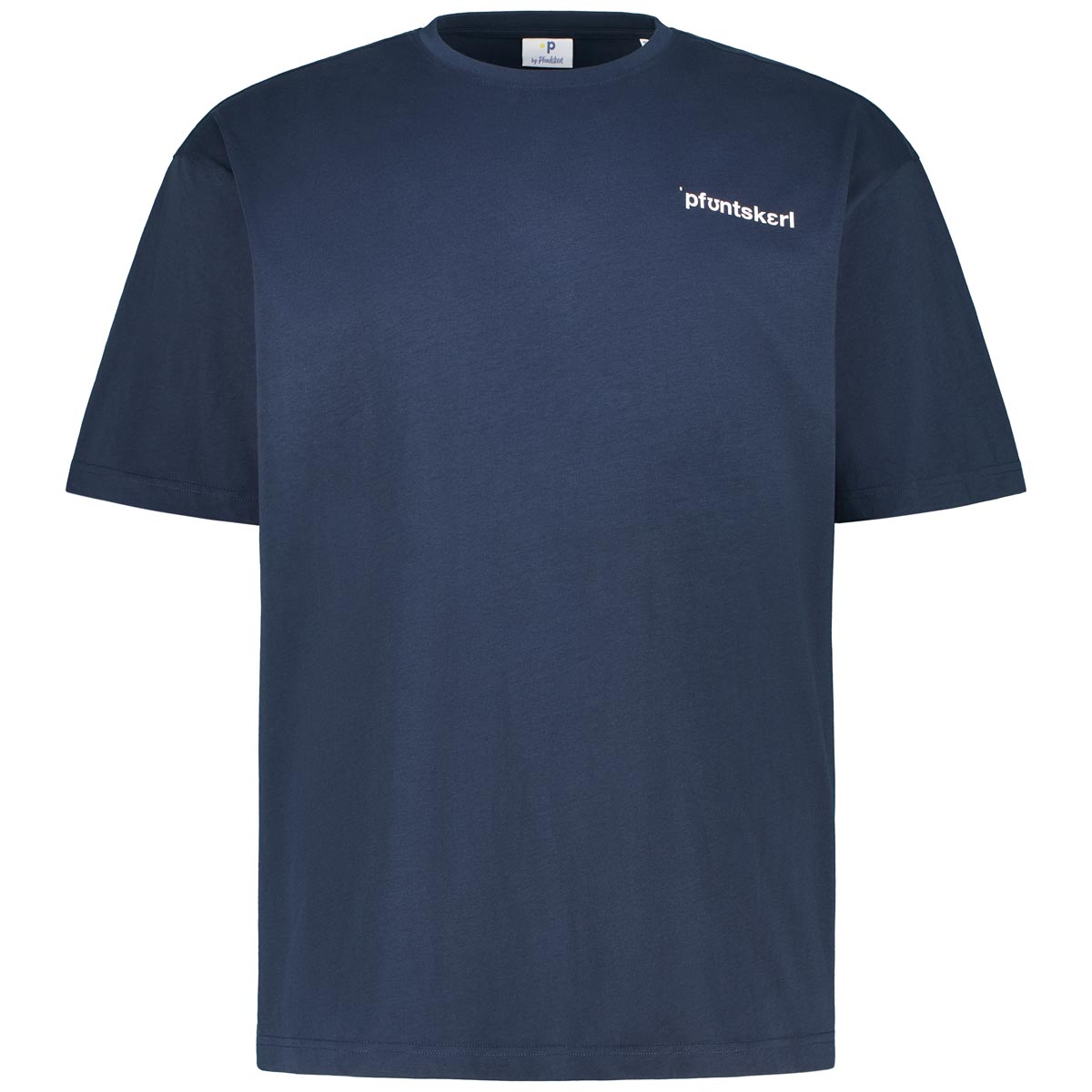 Pfundskerl T-Shirt mit Print auf Vorder- und Rückseite Farbe dunkelblau Grö günstig online kaufen