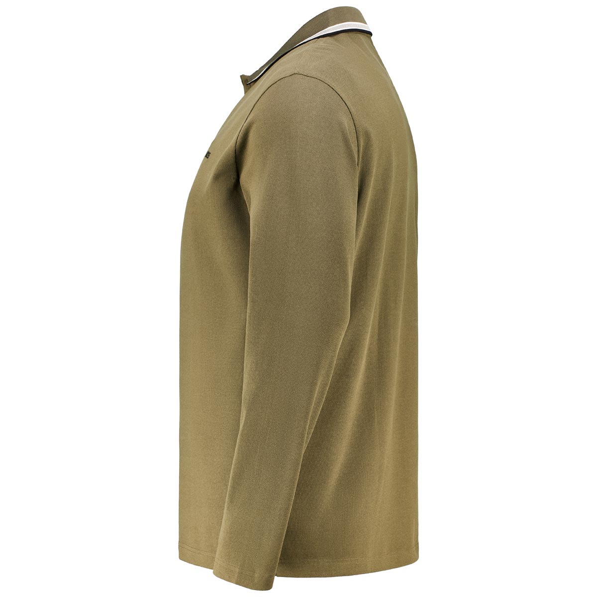 BOSS Poloshirt mit Kontrastdetails grün