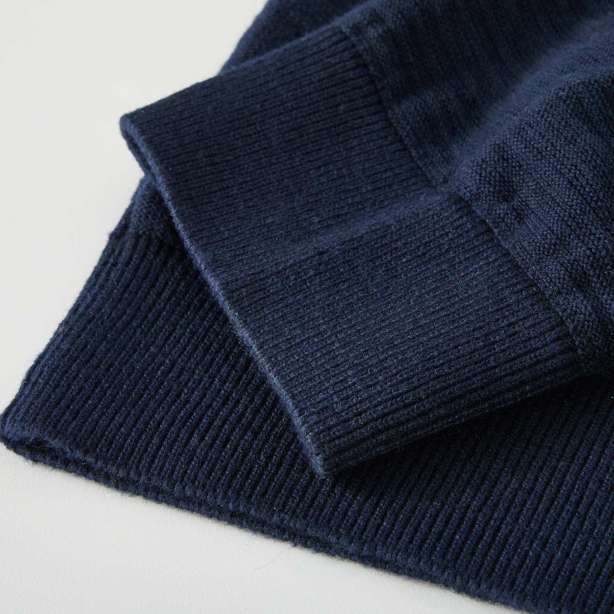 s.Oliver Pullover aus Baumwollstrick blau