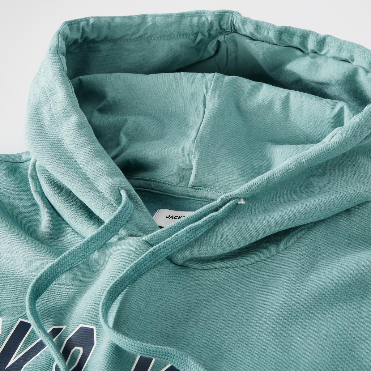 Jack&Jones Hoodie mit Label-Print mint