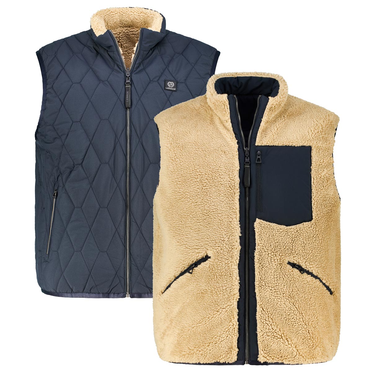 Wendeweste mit Teddyfleece