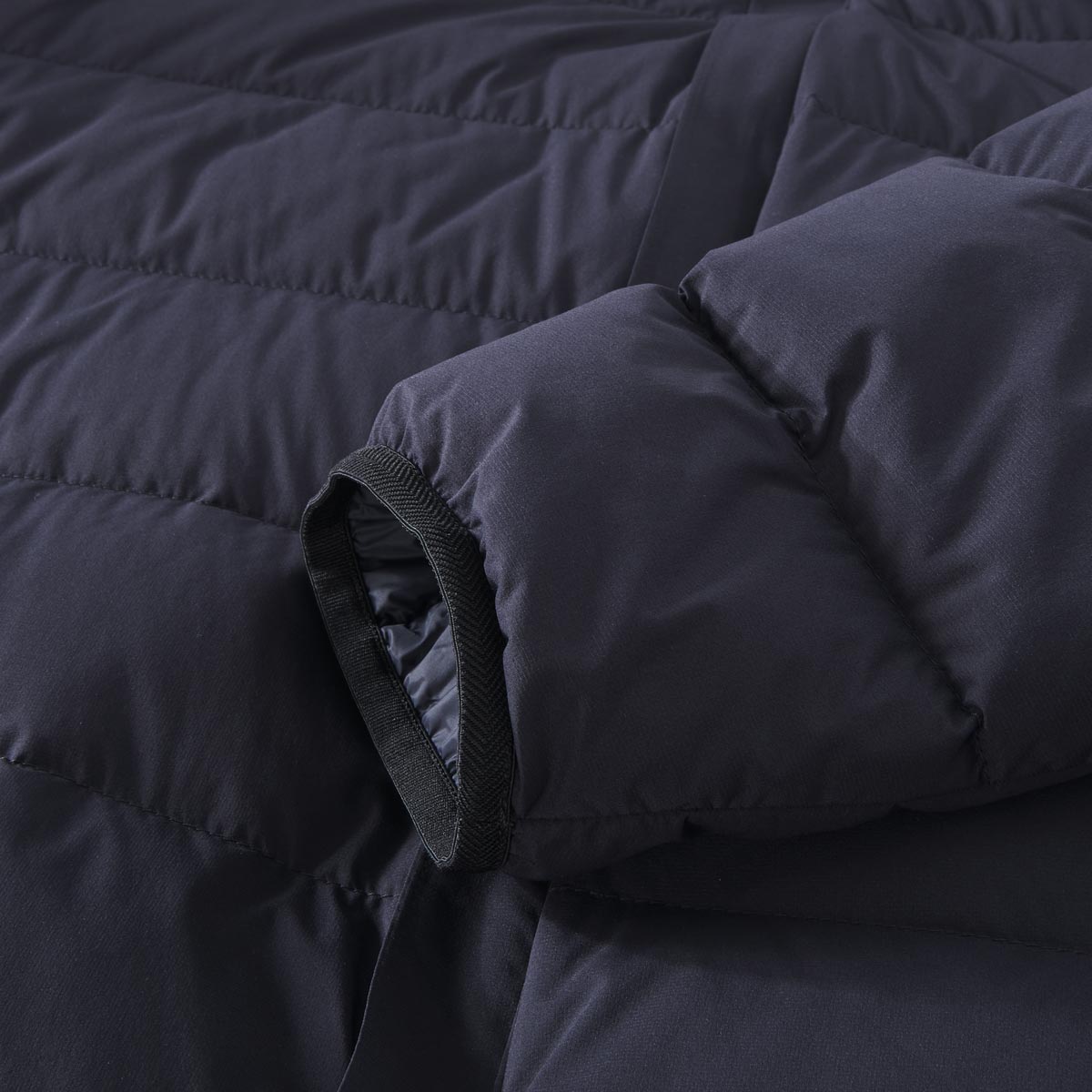 BOSS Steppjacke mit Stretch, wasserabweisend dunkelblau