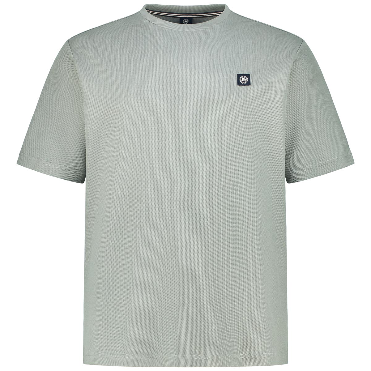 Lerros T-Shirt mit Strukturgewebe Farbe grau Größe: 6XL günstig online kaufen