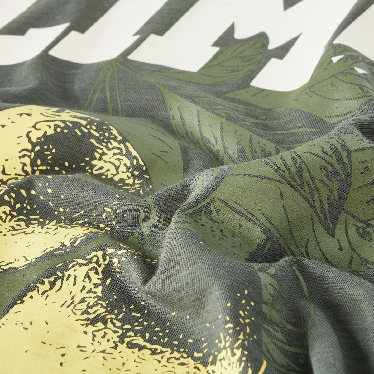 North T-Shirt mit Rückenprint grün