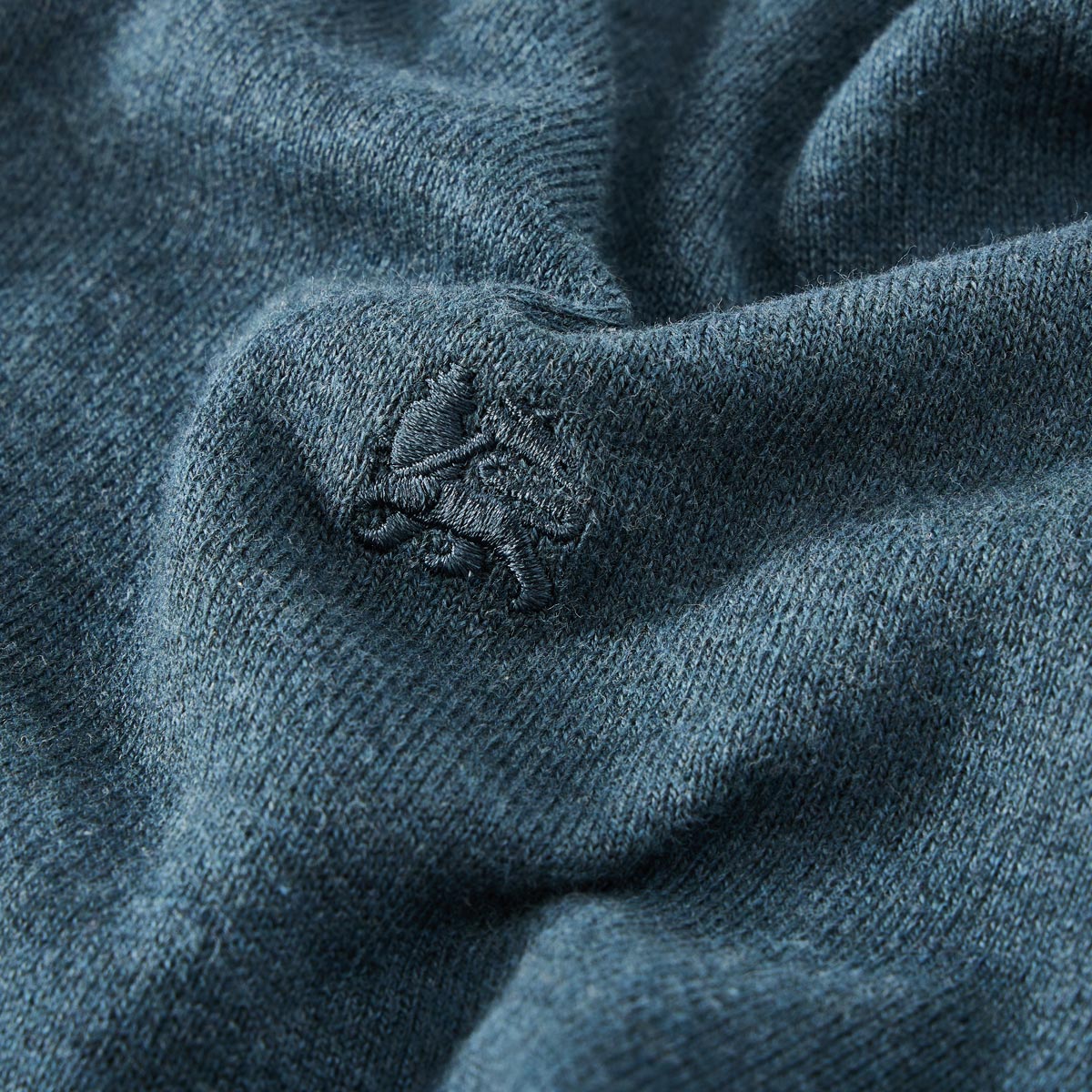 Lerros Polo-Pullover aus Baumwollstrick dunkelgrün