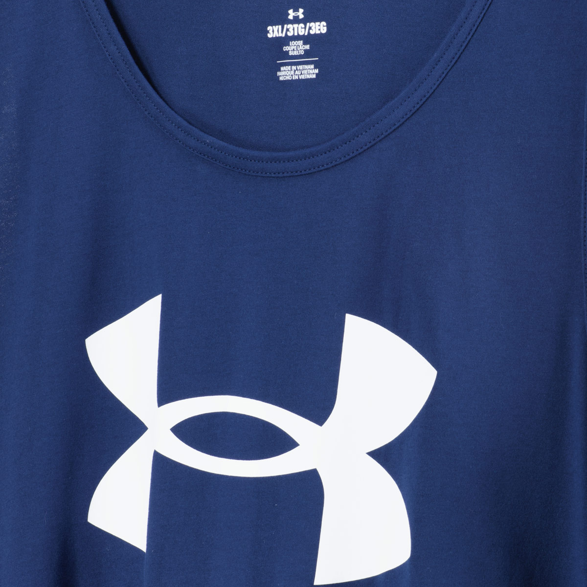 Under Armour Tanktop mit Label-Print dunkelblau Under Armour Tanktop mit Label-Print dunkelblau