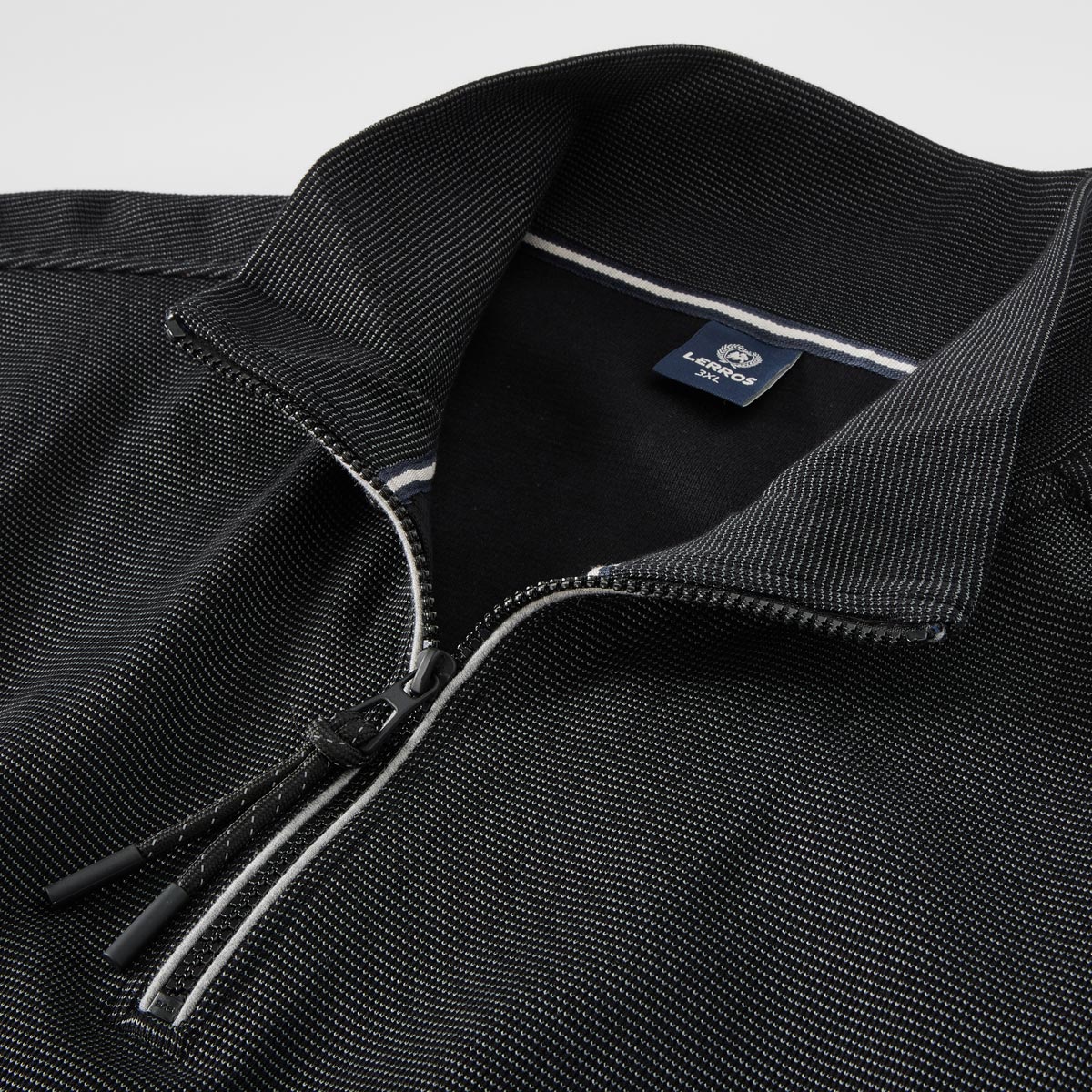 Lerros Sweatshirt aus Baumwolle schwarz