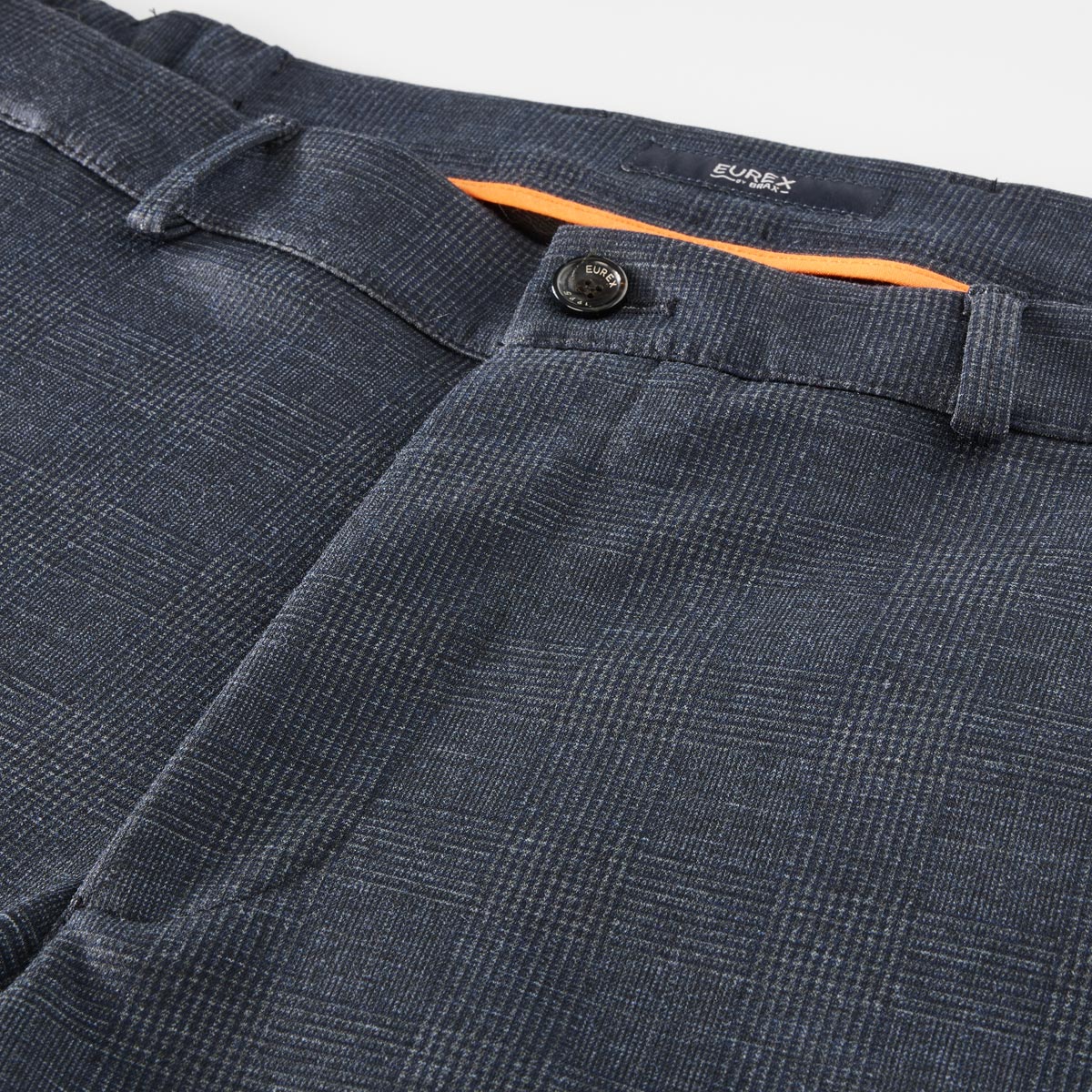 Eurex by Brax Chinos "Thilo" aus Stretch-Jersey, Tapered Fit dunkelblau