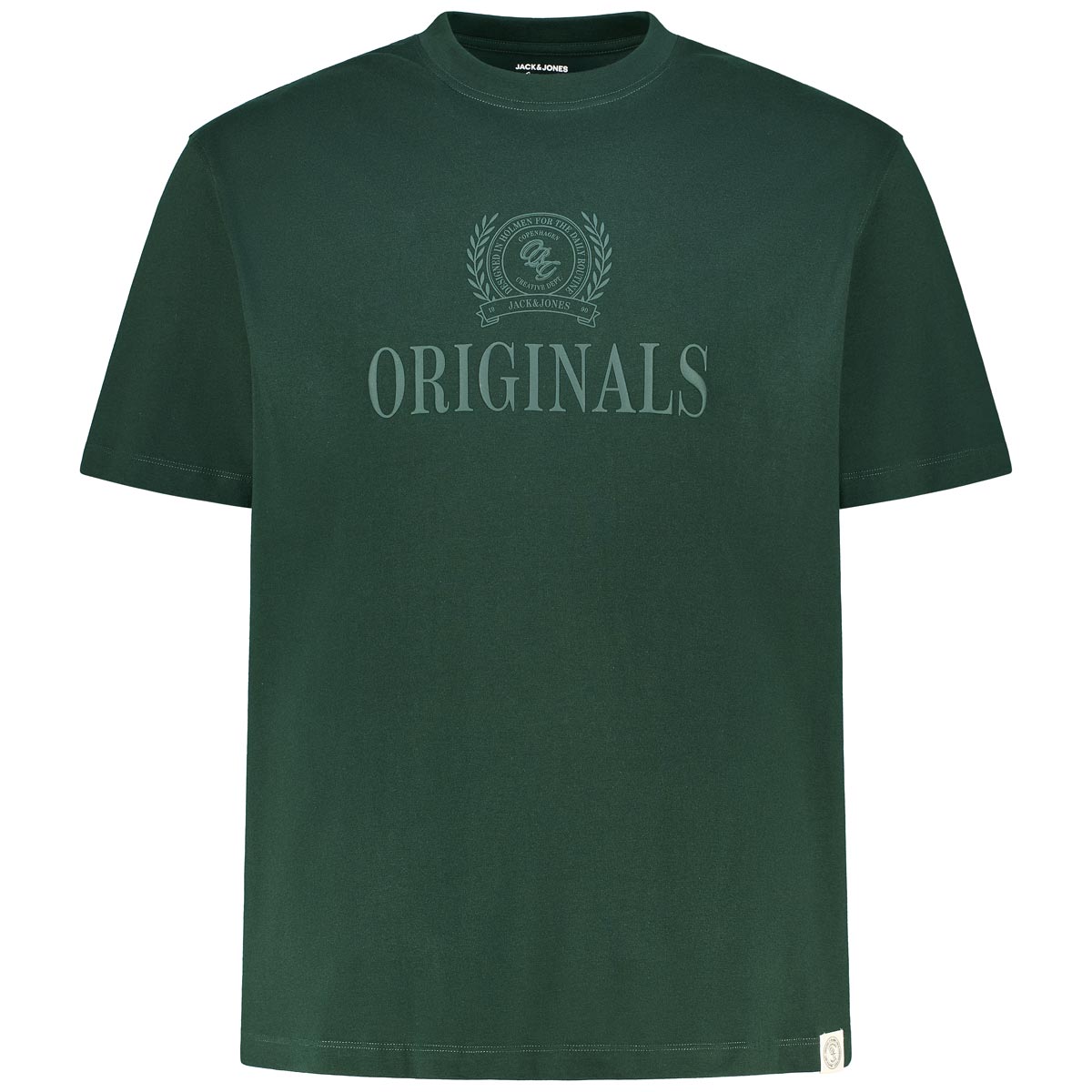 T-Shirt mit Label-Print