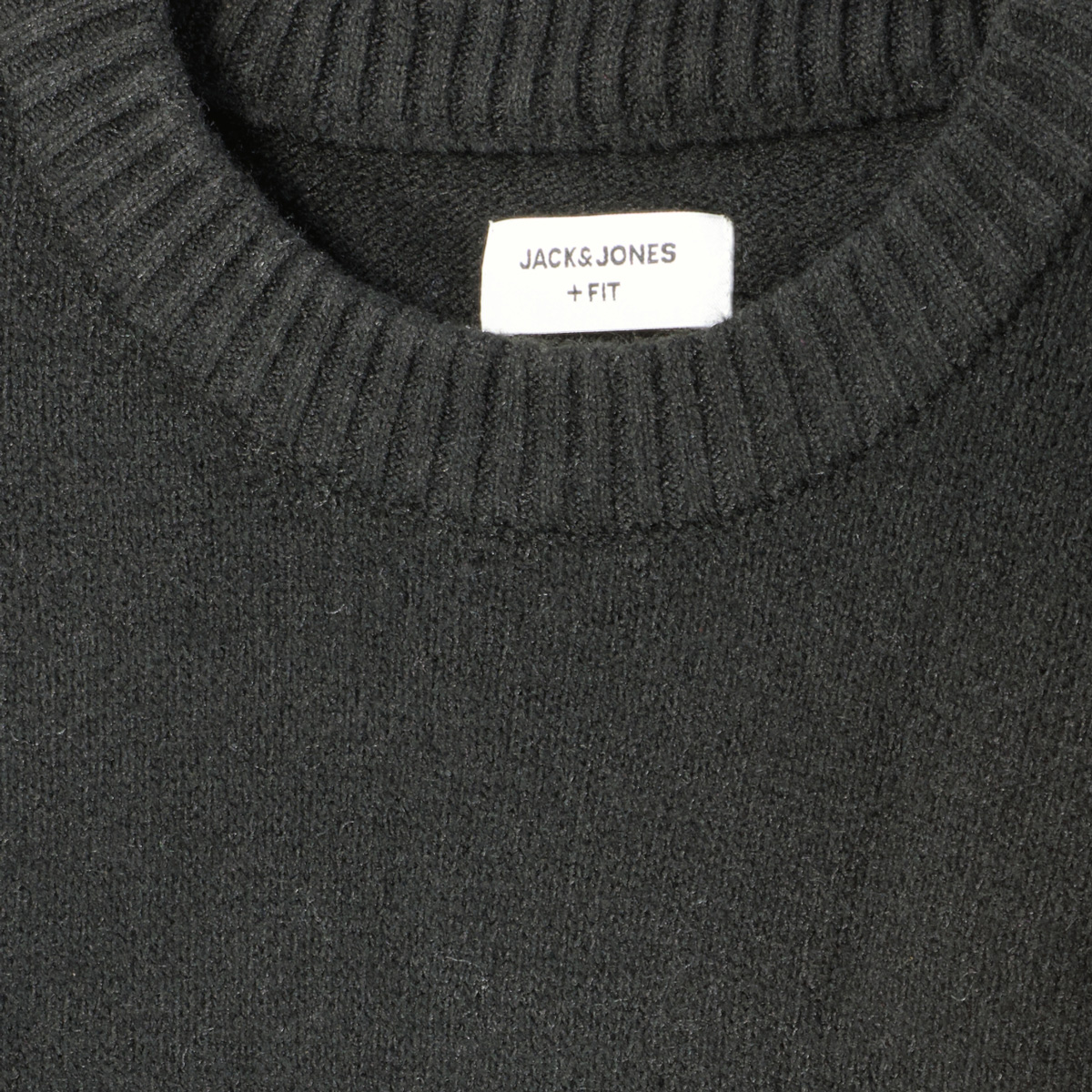 Jack&Jones Strickpullover aus Wollmischung schwarz