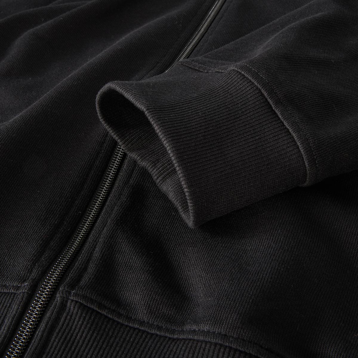 Jack&Jones Sweatjacke mit Label-Print schwarz