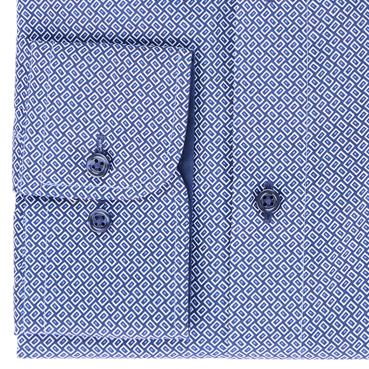 CASA MODA Bügelfreies Businesshemd, langarm blau