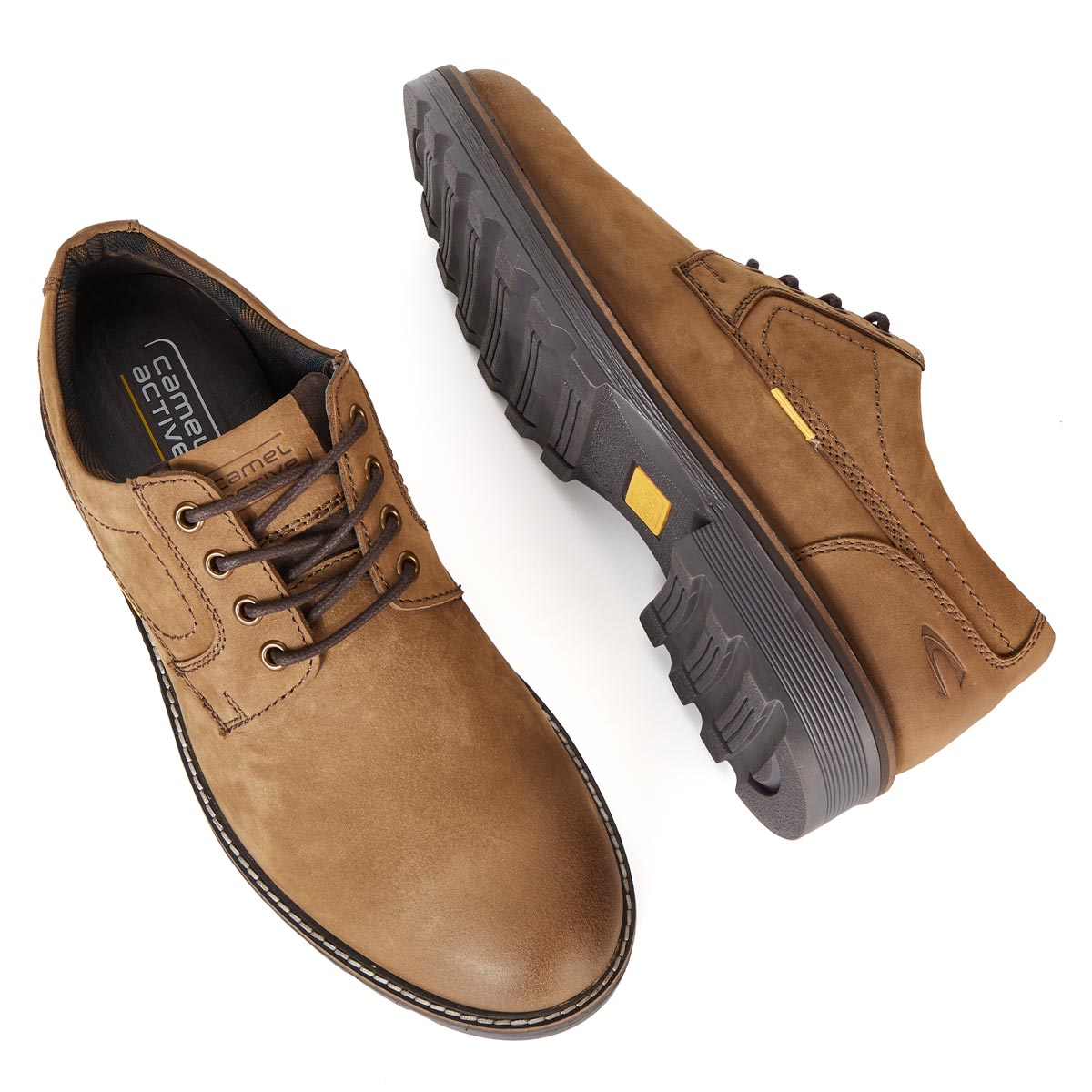 camel active Halbschuh "Oxford" mit Wechselfußbett braun