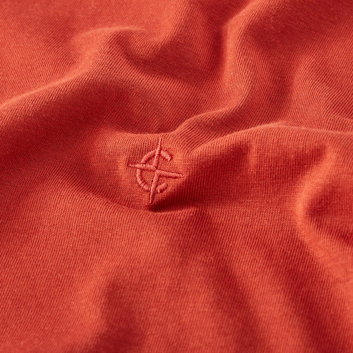 CASA MODA T-Shirt aus Baumwolle orange