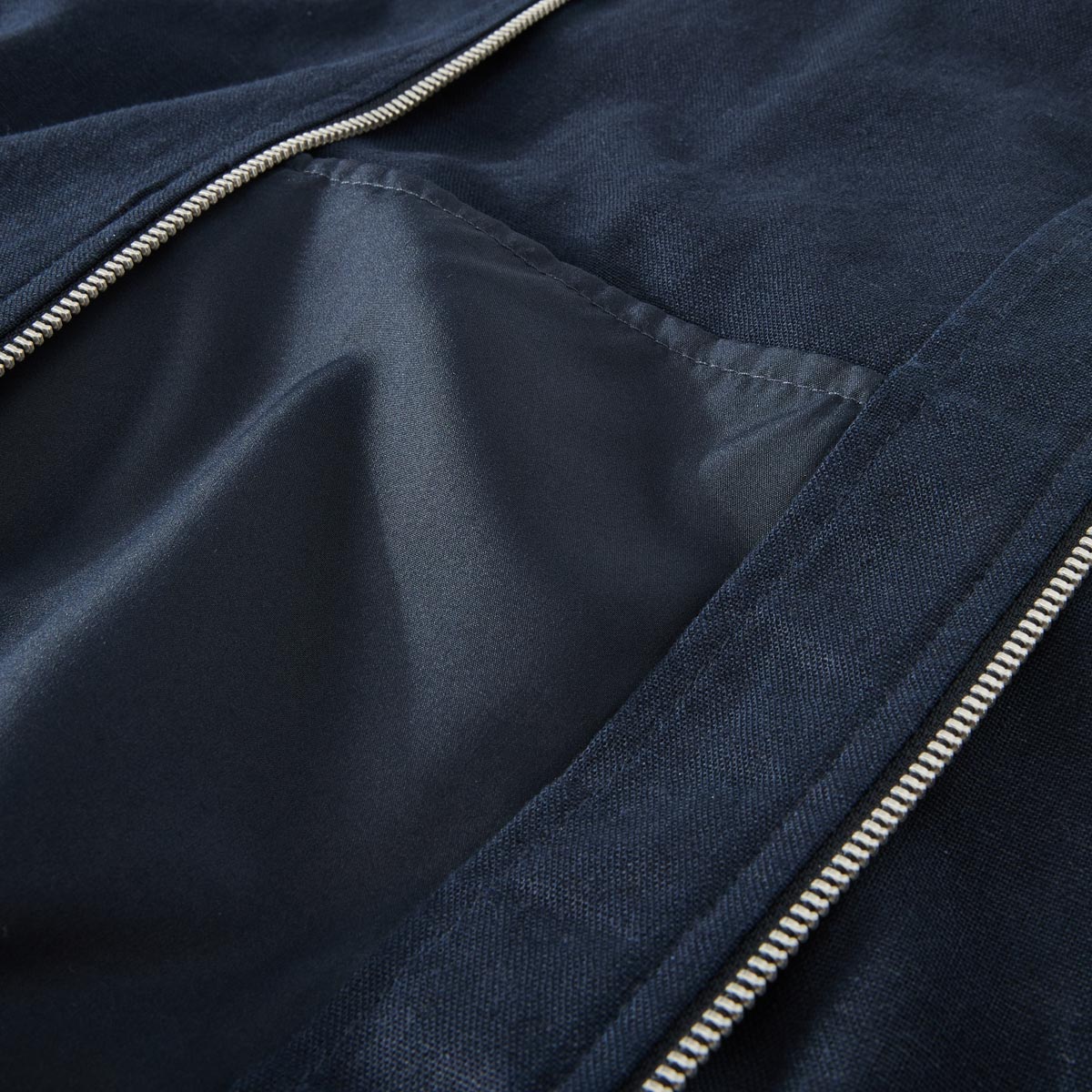 Jack&Jones Blousonjacke mit Leinen marine