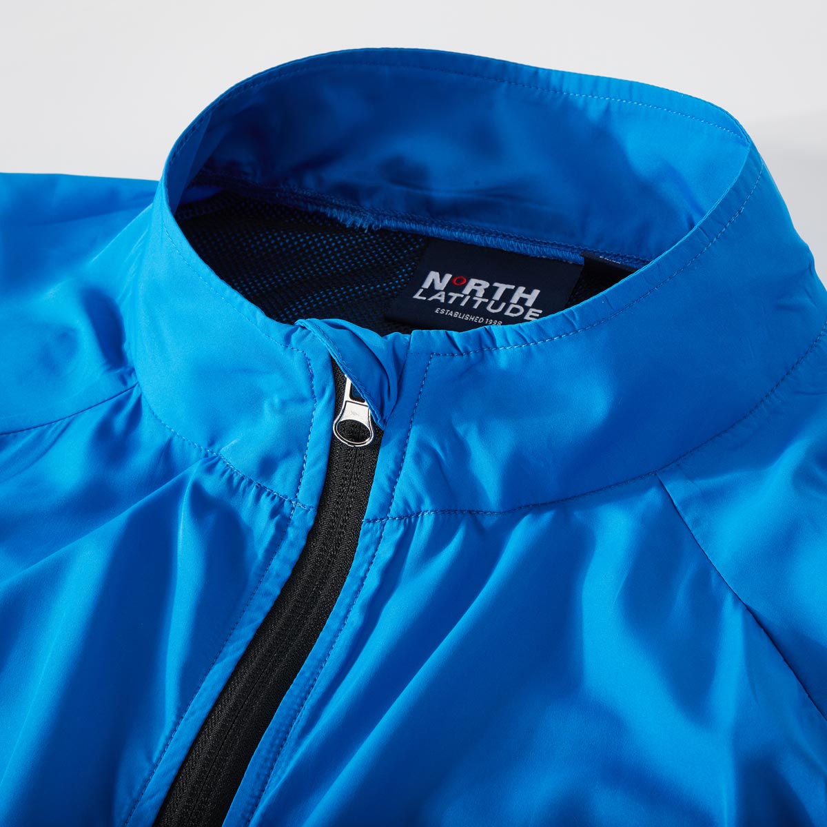 North Ultraleichte Radjacke mit reflektierenden Elementen, winddicht blau