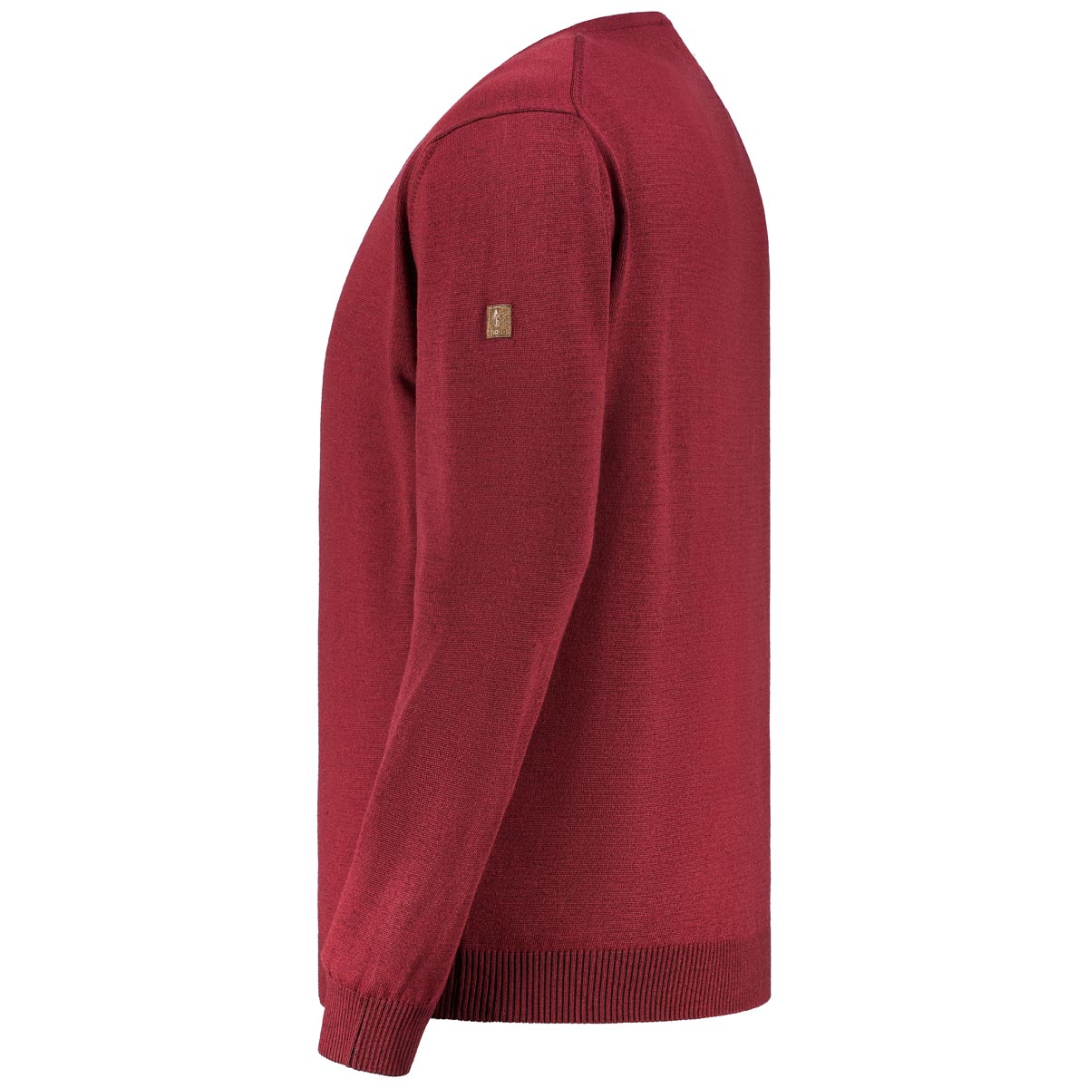Hajo Feinstrickpullover "Smart Relaxx", hautsympathisch weinrot