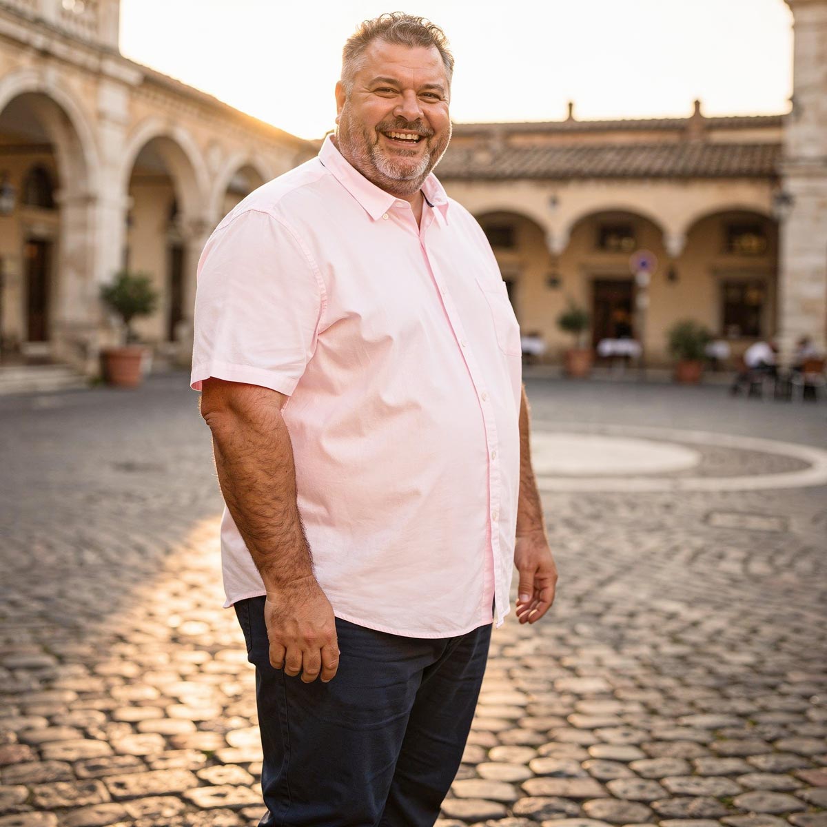 Pfundskerl Businesshemd aus Baumwolle pink