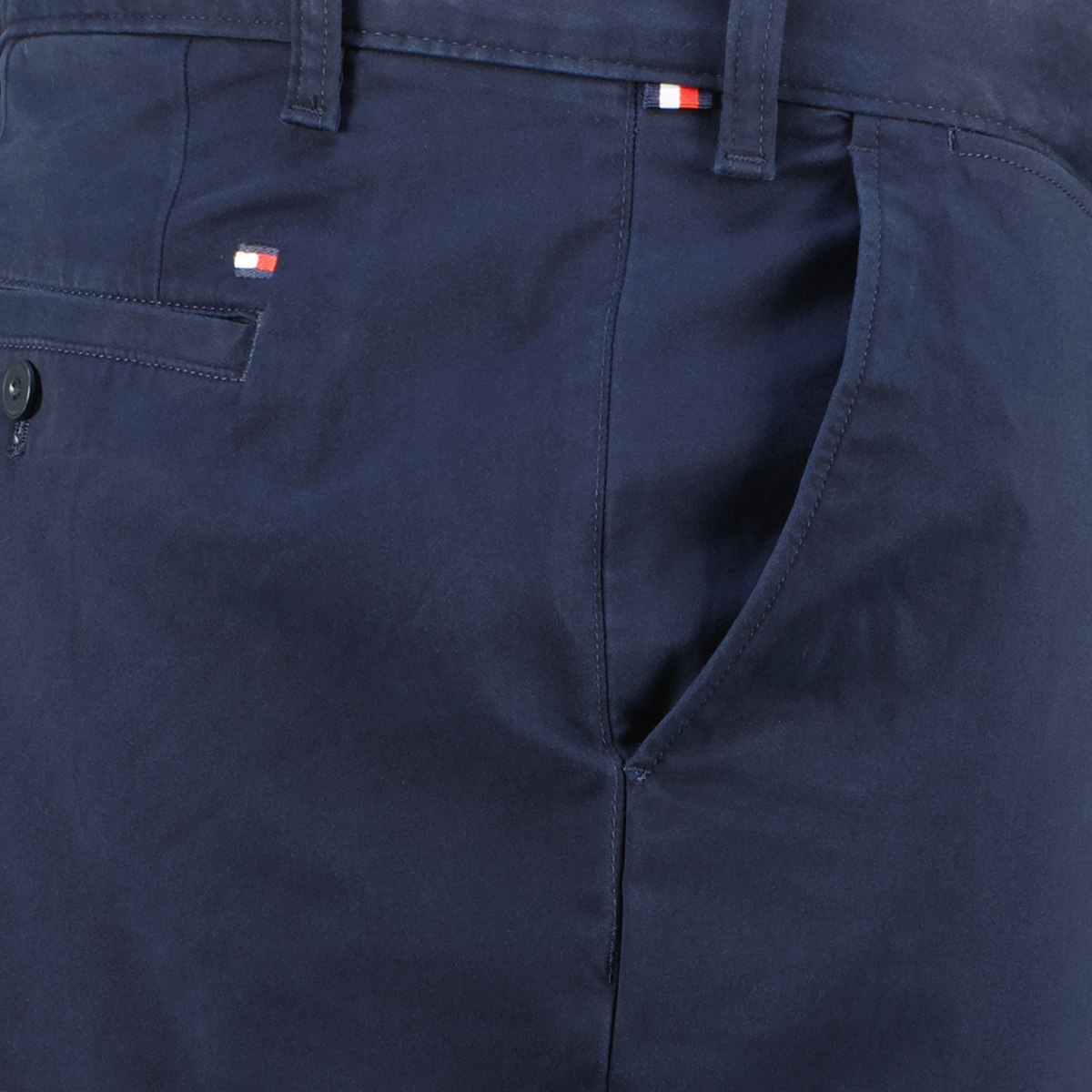 Tommy Hilfiger Stretch-Chinos, Regular Fit marine